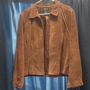 Sonoma Women's Tan Suede Jacket